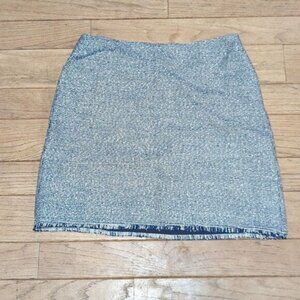 NWT women's  blue and gray sparkly skirt size 6